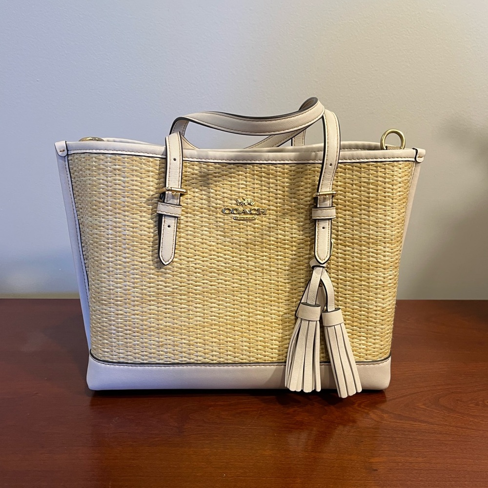 Coach Mollie Tote 25 - Straw